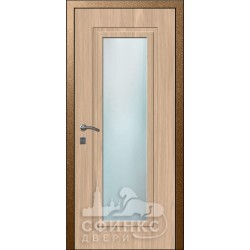 Входная дверь с зеркалом и шумоизоляцией 66-43
